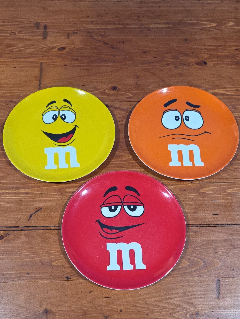M&M'S Party Plates - Red, Yellow, Orange